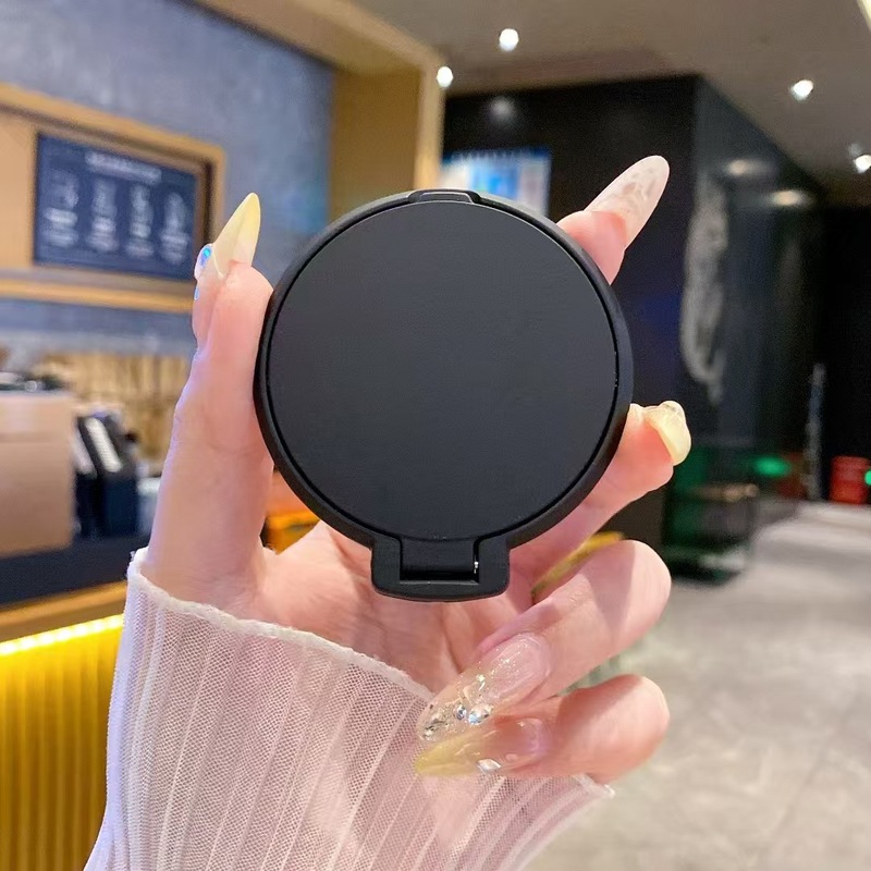 アップル16化粧鏡携帯電話スタンド華為粟15純色アニメ怠け者携帯ケースバックスタンドを適用する|undefined