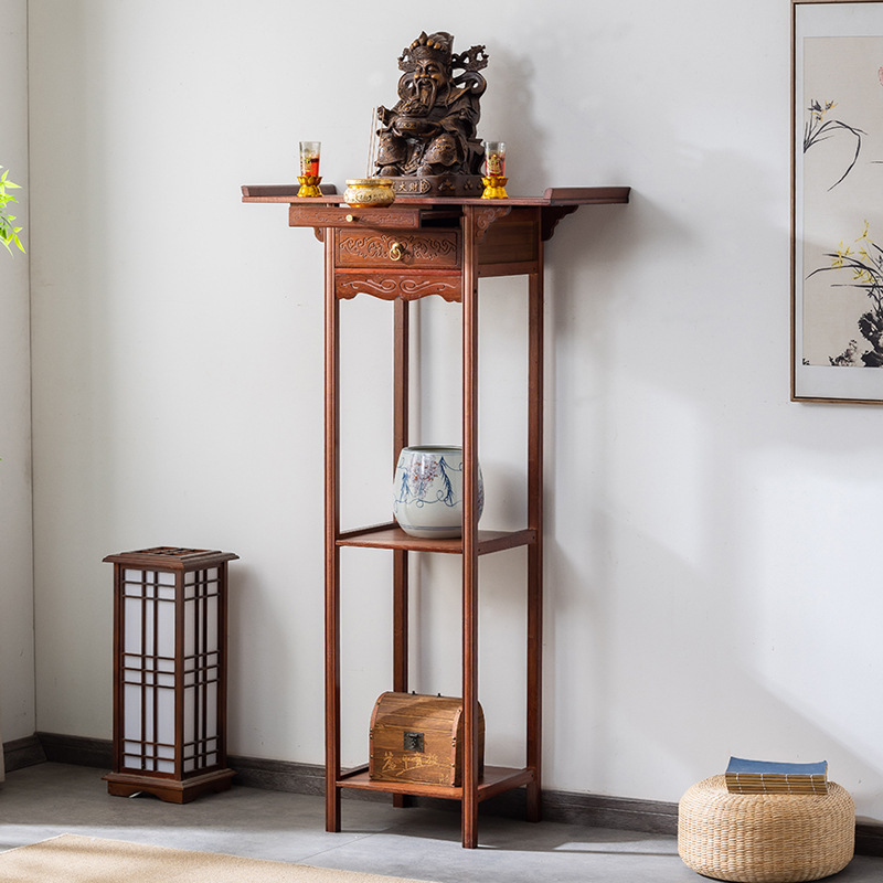 Modern Simple Tribute Table Small Tribute Table Fragrant Case Home Economical Buddha Tribute Table New Chinese Style Buddha Tribute Table