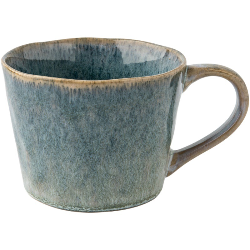 2 pares de tazas de pareja, tazas de esmalte de horno, un par de tazas de agua de cerámica, tazas de café, regalos al por mayor para el hogar