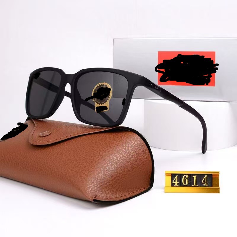 2026 Tempered Glass Lens Lujia Fashionable UV-Protective Sunglasses European and American Retro Style