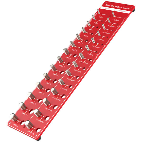 Screw Nuts and Bolts Thread Checker Screw Measuring Gauge Male Gauge Cross Border Exclusive