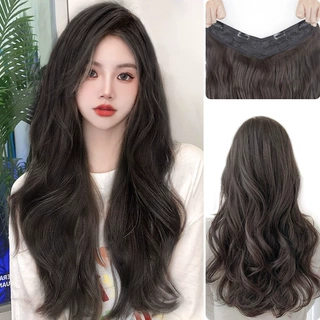 假发女长发一片式假发贴片无痕接发大波浪长卷发片仿真蓬松假发片