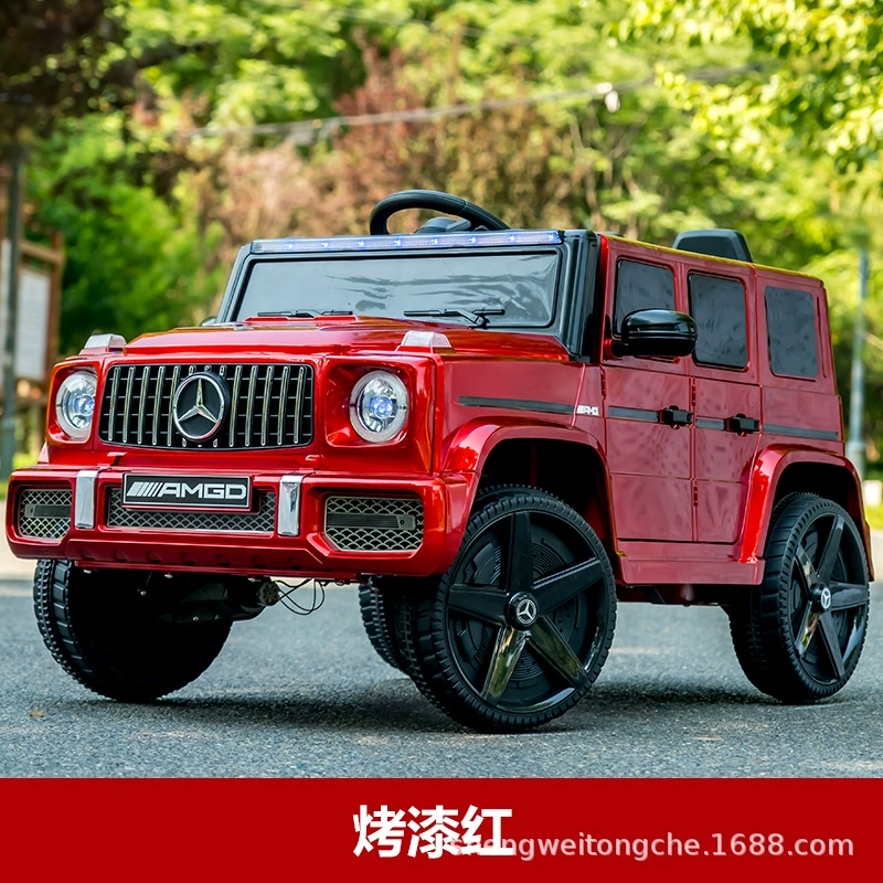 Электромобиль (Mercedes Benz) — внедорожник 4×4 с пультом, светящиеся колёса