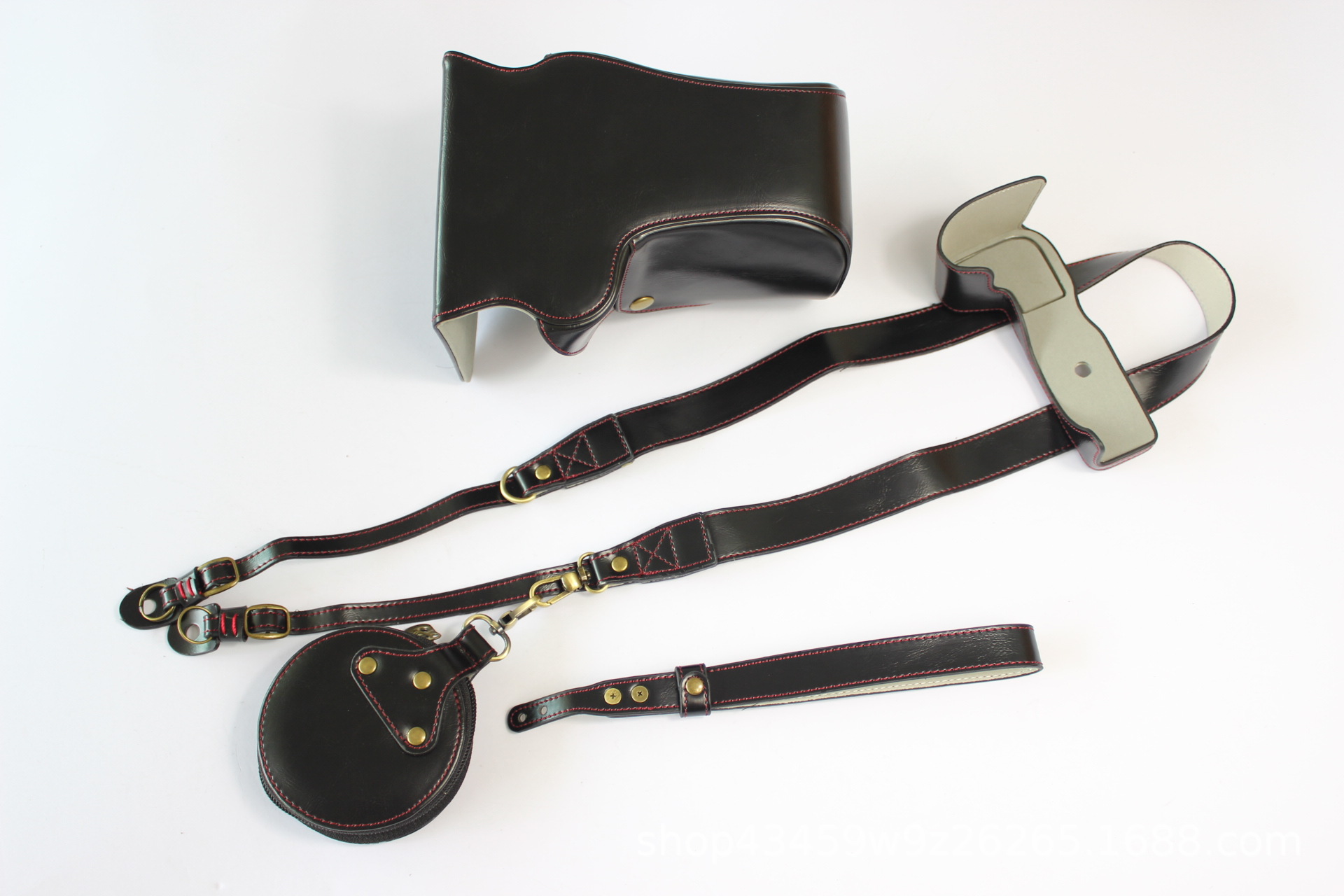 (2개) 캐논 EOSRP 카메라 가방 보호 케이스 가죽베이스 반 어깨 가방 디지털 카메라 가방 빠른 팩