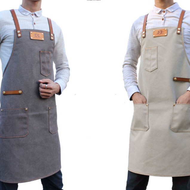 Supply custom barista restaurant tourism sales department training institutions work clothes work apron custom logo Supply custom barista restaurant tourism sales department training institutions work clothes work apron custom logo