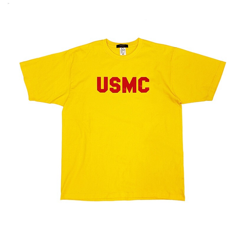 Usmc Physical Training Printed Loose-Fitting Large-Size Short-Sleeved Spring and Summer Cool American-Style Casual Military Fan Cotton T-Shirt Usmc Physical Training Printed Loose-Fitting Large-Size Short-Sleeved Spring and Summer Cool American-Style Casual Military Fan Cotton T-Shirt