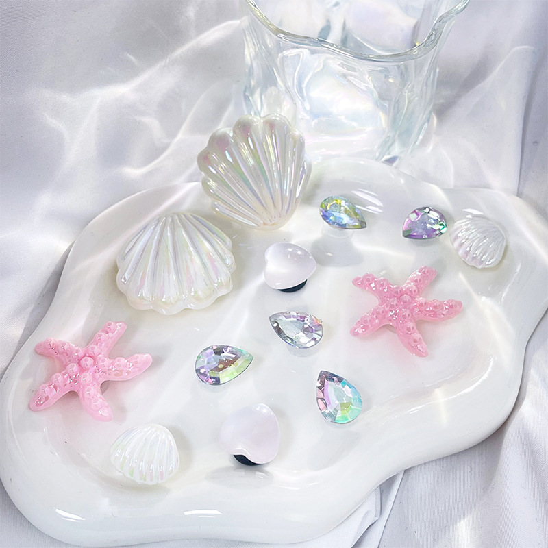 Phuket Starfish Cave Shoes Accessories High-End Cute Shell Three-Dimensional Removable DIY Decorative Shoe Buckles and Flowers
