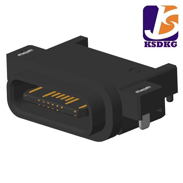 Waterproof TYPE C socket sink IP67 sink USB base waterproof 16p USB socket waterproof sink