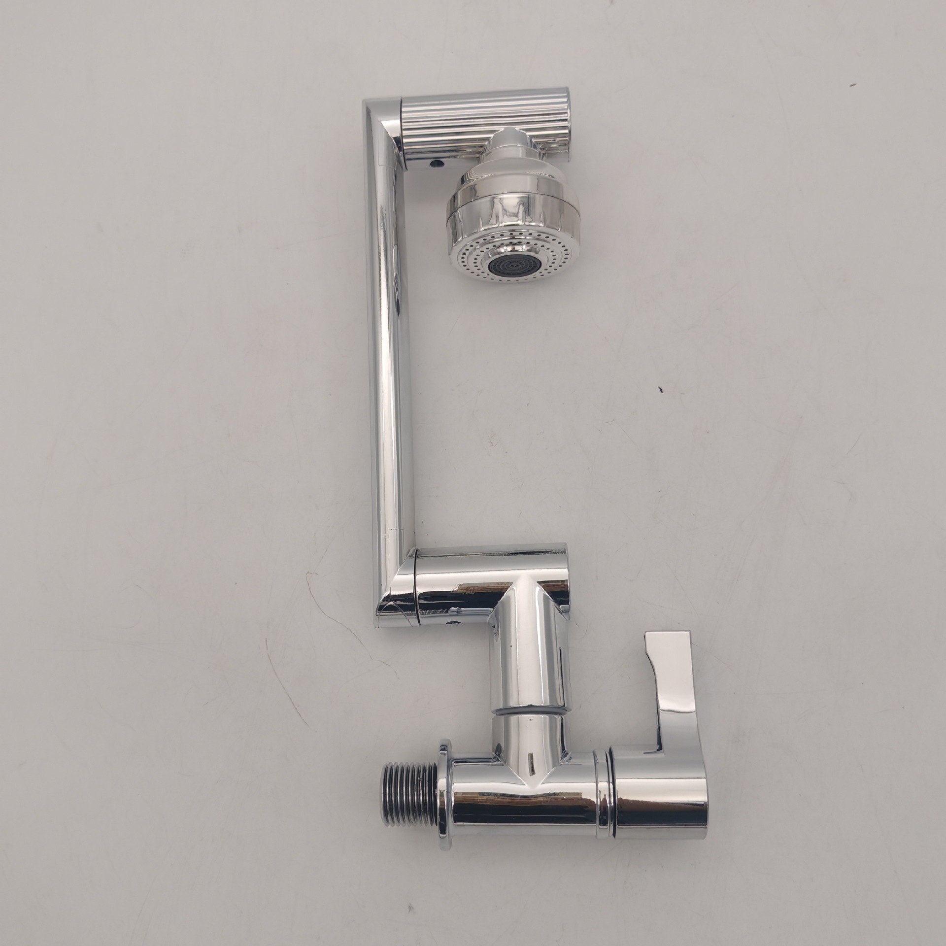 Brasile Sud-est asiatico Rubinetto universale Lucky Cat con braccio meccanico in plastica a parete con placcatura galvanica_voghion.com