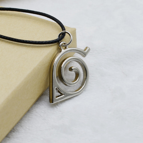 Three-ring necklace, ferret necklace, Akatsuki organization ferret cosplay accessories, prop necklace, ninja forehead protector anime peripherals