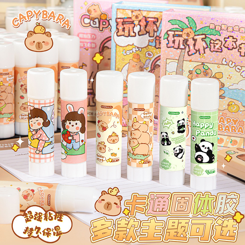 Cartoon Glue Stick Solid Glue for Children, Safe and Strong, High Viscosity Glue Stick for Students' Crafts Cartoon Glue Stick Solid Glue for Children, Safe and Strong, High Viscosity Glue Stick for Students' Crafts