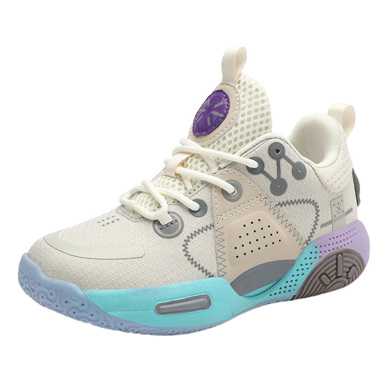 8588 zapatos de baloncesto para niños otoño nuevos zapatos antideslizantes resistentes al desgaste para niños entrenamiento de combate para correr