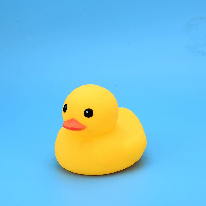 Желтая пластиковая уточка B.Duck для водных игр в воде, игрушка для плавания, на заказ, издает звуки, антистресс
