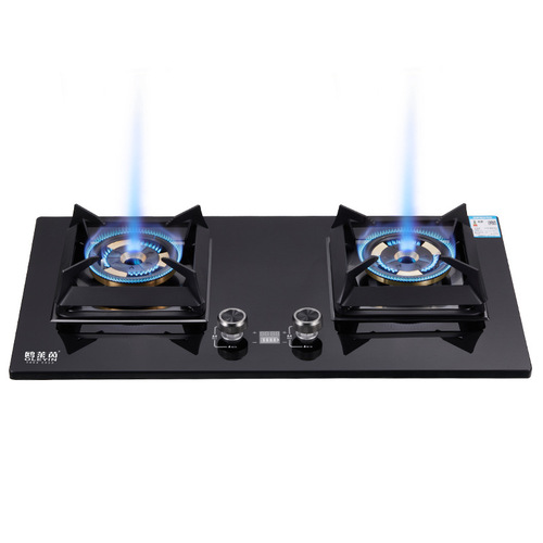 Gas stove household natural gas fierce fire stove turbocharged direct injection fierce fire gas stove timing liquefied gas stove wholesale