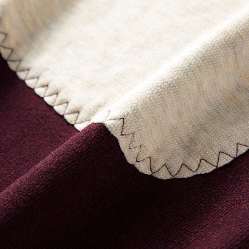 Wool silk patch thermal vest men's underwear plus velvet thickened double-sided velvet heating bottoming shirt drop shipping