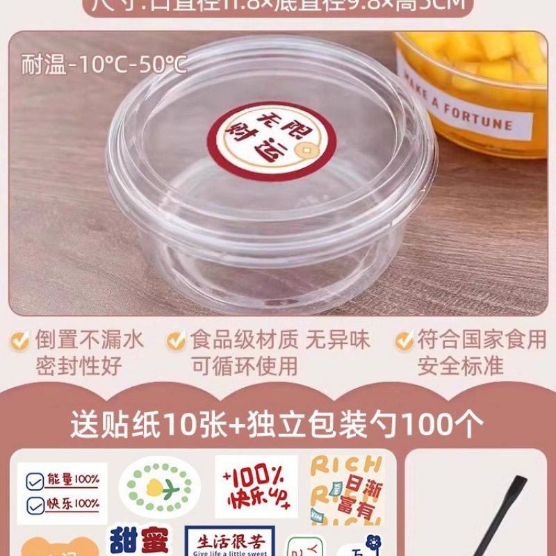 冰粉摆摊工具全套盒子调味配料收纳盒不锈钢水果捞小料展示盒|undefined