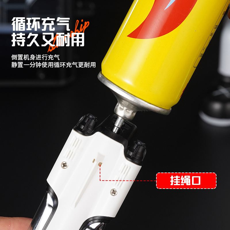 新款创意金属防风红焰仿真星舰外形充气打火机送对象礼物批发跨境|undefined