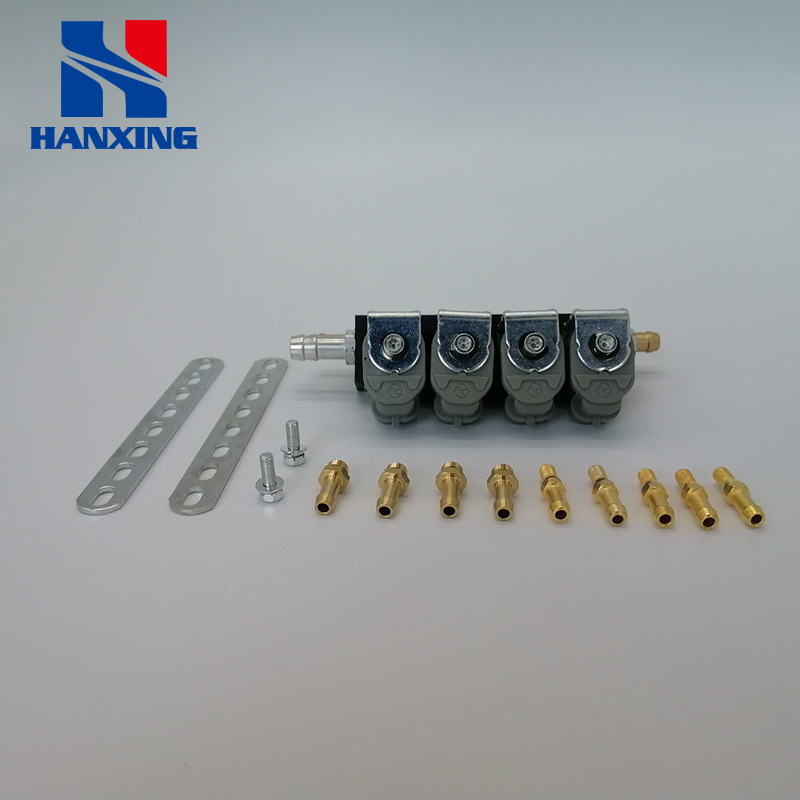 Lpg/Cng Car Oil to Gas Conversion Gray 2 Ohm Spray Rail Gas Car Accessories
