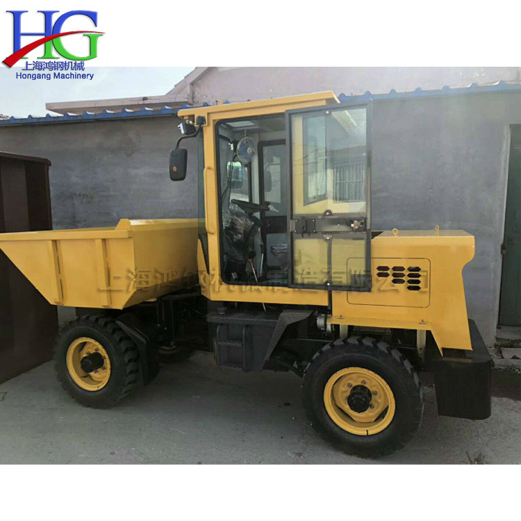 柴油四驱液压自卸翻斗车 工地砂石土方短途运输车 煤炭矿石装卸车