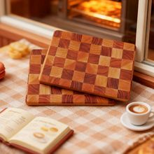 大号咖色格子板创意食玩棋盘格托盘diy冰箱贴饰品树脂配件奶油胶
