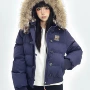 保暖修身加厚美式棉服