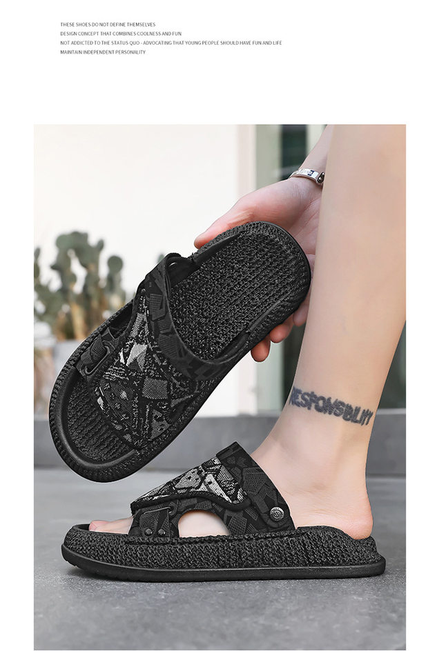 Dép sandal nam cỡ lớn hở ngón chống trượt kiểu Birkenstock đi biển — 8032 màu đen, 8032 xanh lá cây, 8032m màu chi tiết 3