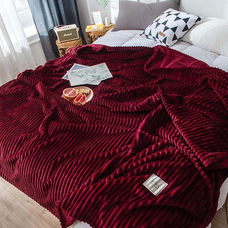 Magia manta de terciopelo manta cómoda de terciopelo de leche manta de aire acondicionado Toalla de franela edredón coral manta de terciopelo de doble cara al por mayor