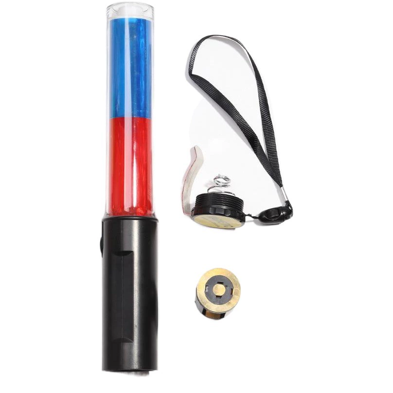 26 см светодиодная светодиодная светящаяся палочка, магнитный крючок, слинг, пожарный проводник, многофункциональная палочка