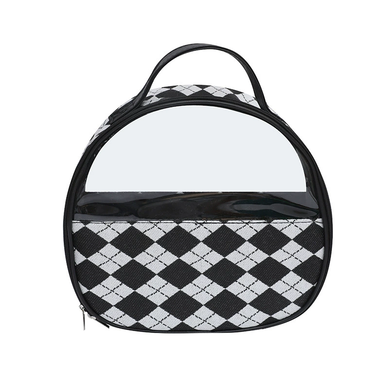 Classic cosmetic bag, chess, waterproof organizer bag