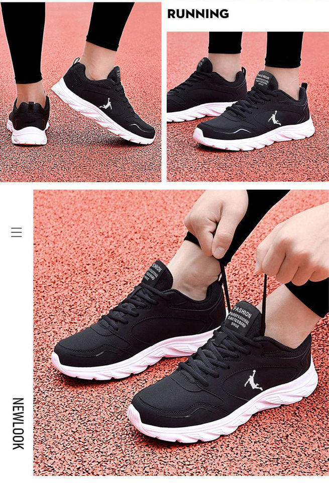 Giày nam kiểu sneaker cổ thấp lót lông giữ ấm, mặt da tổng hợp chống thấm, đế dày chống trượt, nhẹ, phù hợp mùa đông — 2 - Giày trắng, 2 - Giày đen, 2 Hắc Kim (đơn giày không thêm nhung), 2-1 Màu đen chi tiết 10