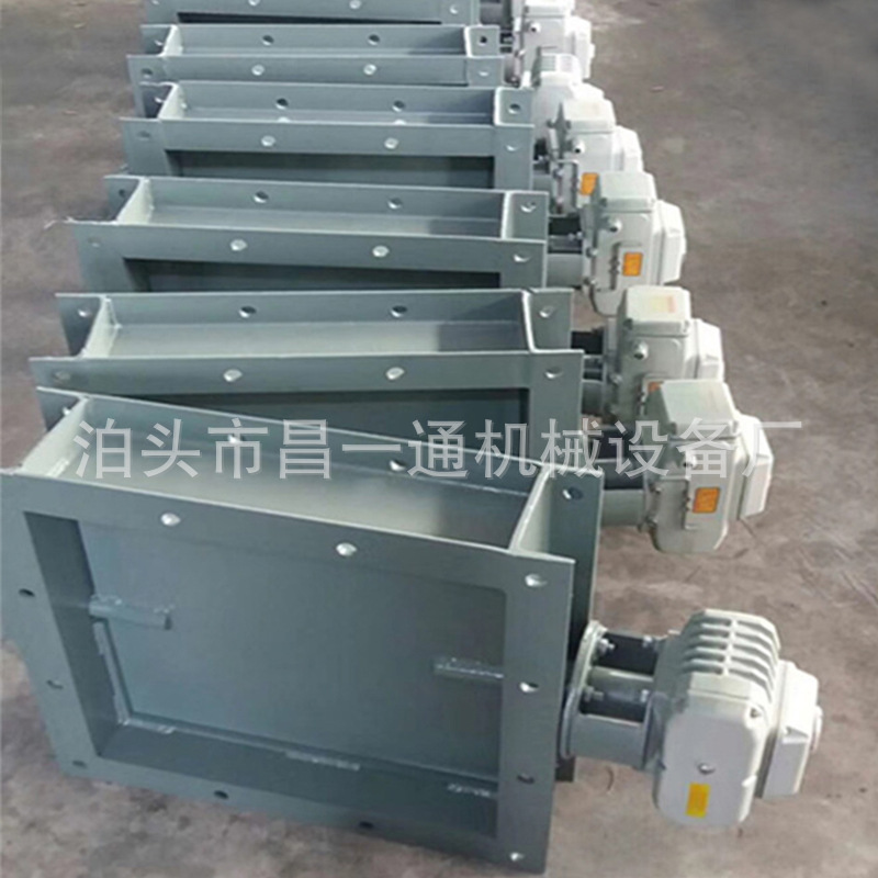 Manual air door square mouth dust removal fan flue flap valve DN600 round mouth ventilation butterfl