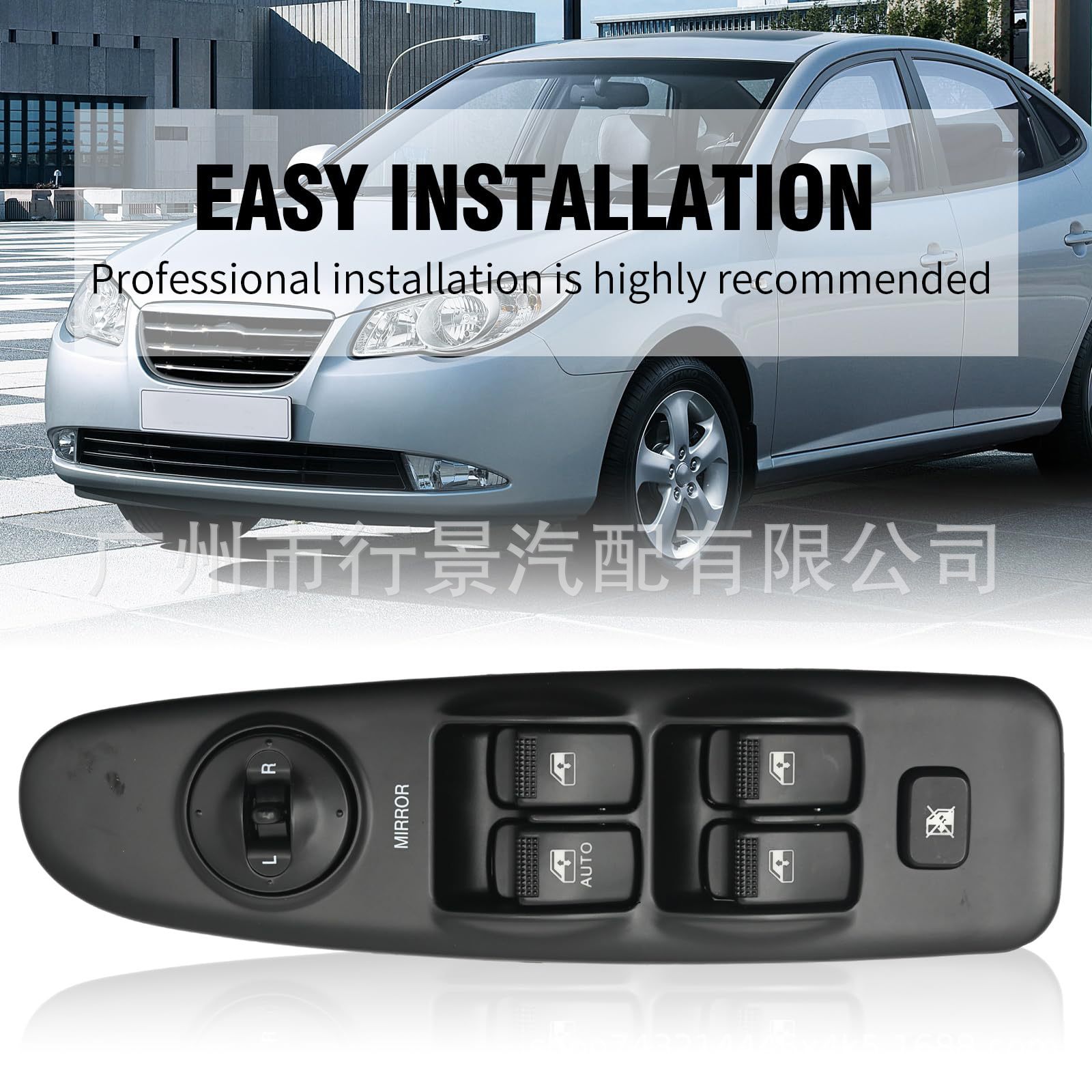 Left Side 93570-2D000 Is Suitable for Hyundai Elantra 2002-2006 Left-Hand Drive Power Window Switch