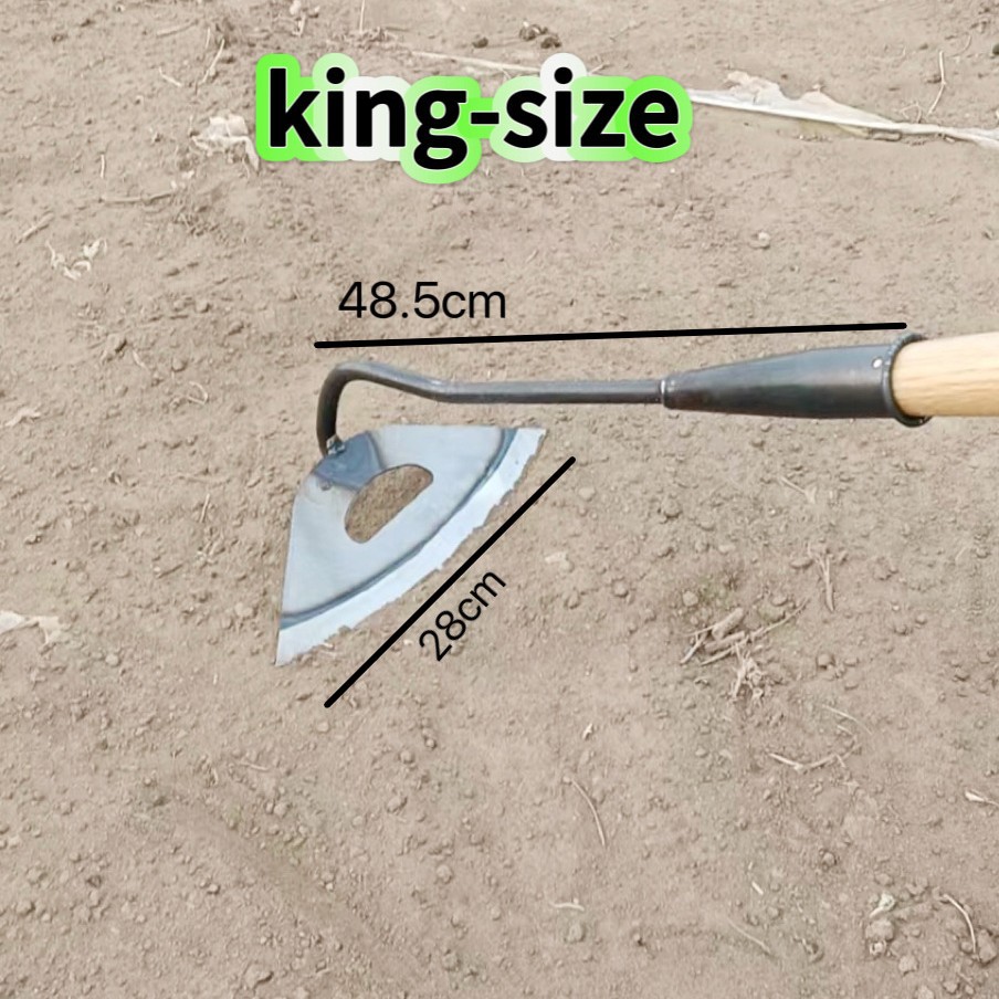 【跨境可代发】户外农田种菜锄草锄头专用工具家用空心锄头农用除