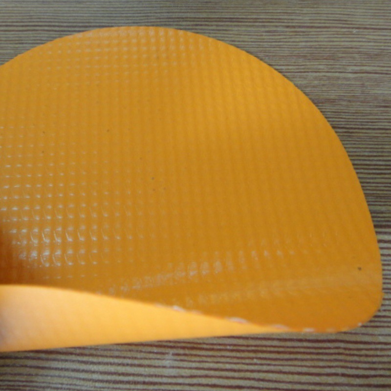 高弹性30pa-70pa黄色pvc防水夹网布箱包篷布帐篷