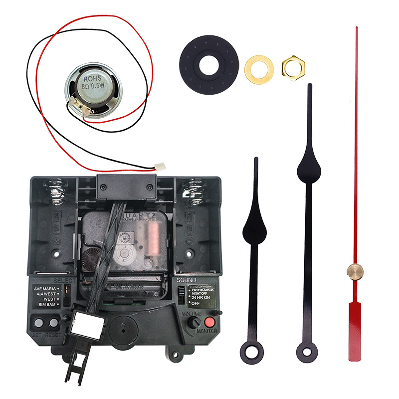 Sol marca Ximin templo 4 tipos de música hora temporizador integrado 300g swing reloj movimiento DIY reloj Accesorios