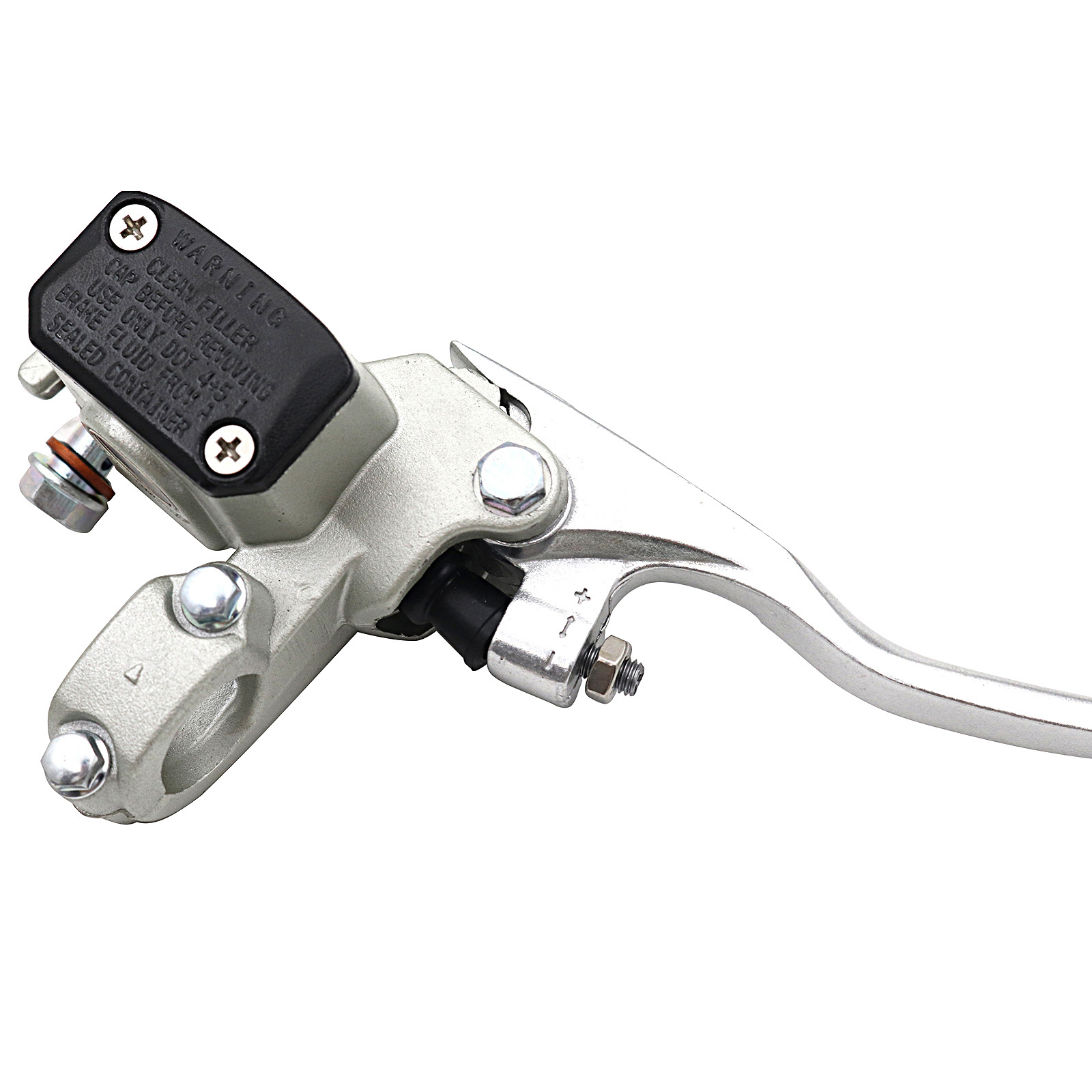 Off-Road Motorcycle Accessories Ktm Silver-White Front Disc Brake Pump with Folding Handle Hydraulic Brake Pump