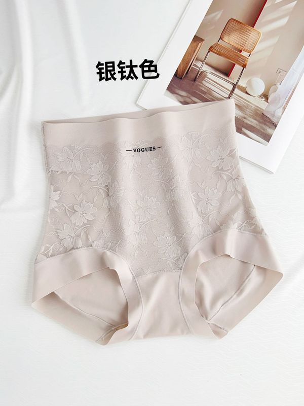 高腰收腹裤女士提臀裤10A桑蚕丝抗菌束腰透气新无痕塑身女三角裤|undefined