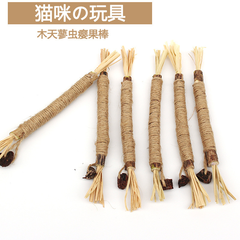 Cat Toy Polygonum Kipper Catnip Grinding Stick Insect Gall Fruit Fun Cat Stick Tooth Cleaning Stick Shake Tone Hot Wholesale