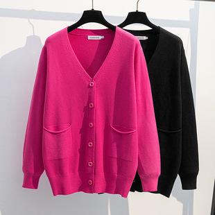 200/300 Jin Women's Chest 150/160 Loose Cardigan Sweater Knitted Jacket 280/350 Jin