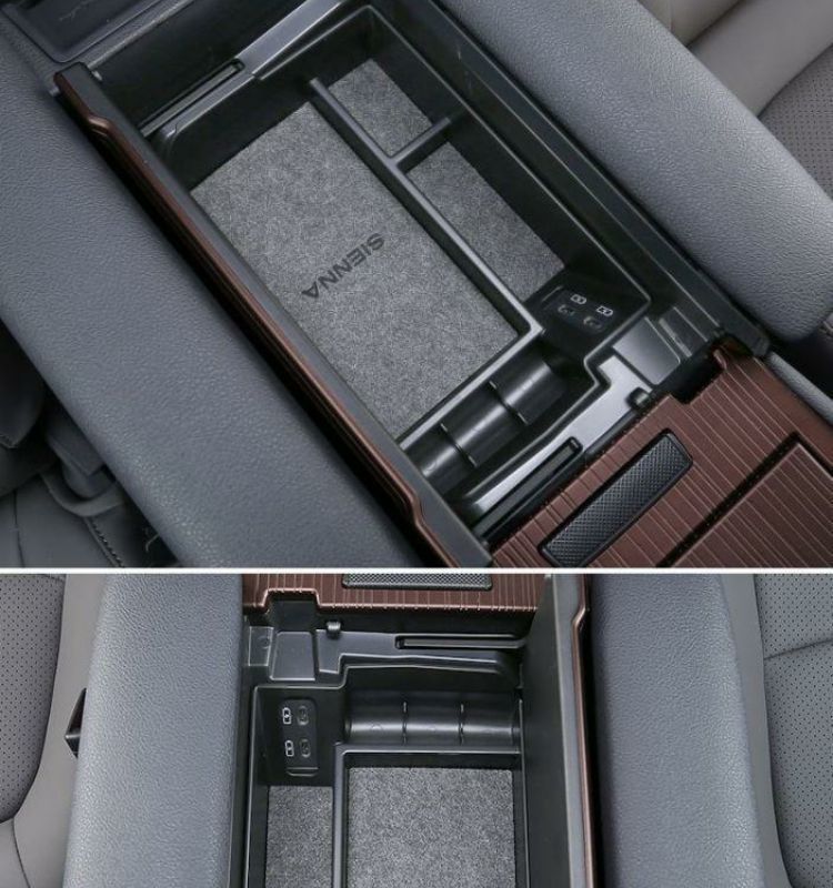 Suitable for Toyota Senna armrest box storage box modified Grevia car central control Senna storage box