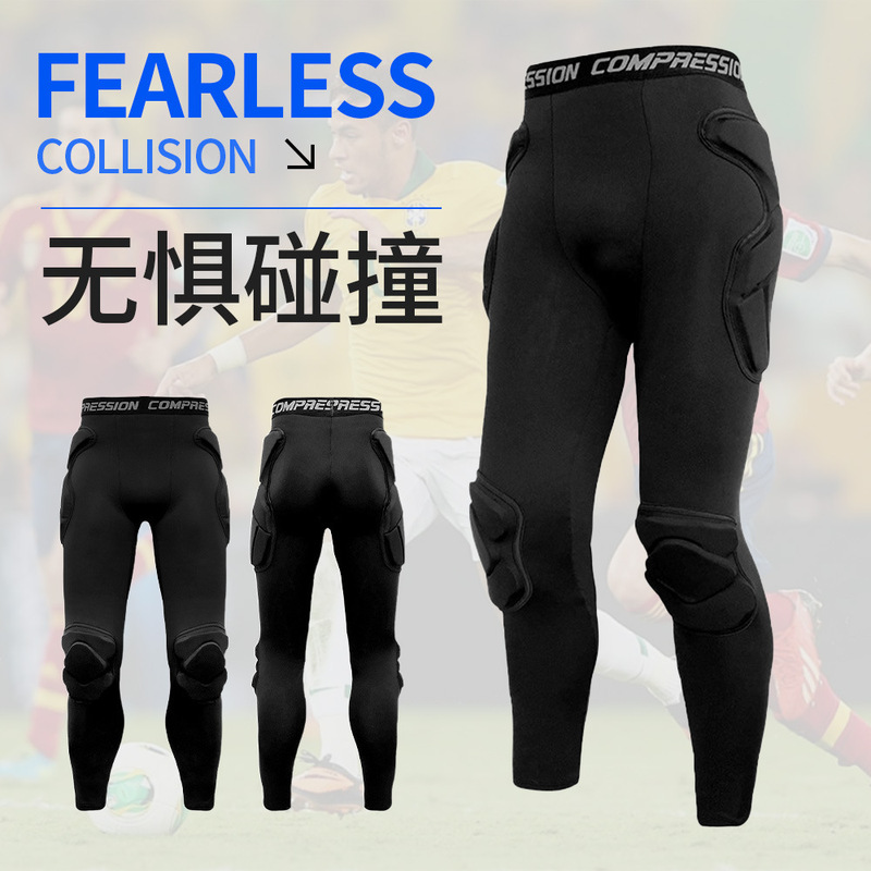 Cross-Border Football Game Training Long-Sleeved Pants Protective Suit Adult Anti-Collision Knee Pads Goalkeeper Goalkeeper Sports Pants Cross-Border Football Game Training Long-Sleeved Pants Protective Suit Adult Anti-Collision Knee Pads Goalkeeper Goalkeeper Sports Pants