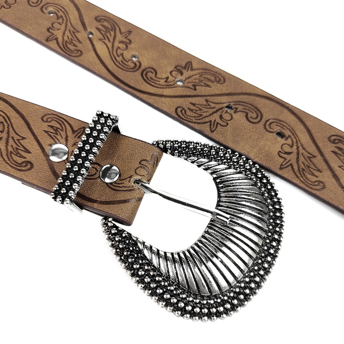 Centură nouă, fierbinte, de vânzare, cu cataramă mică cu ac pentru mulțime, Y2K, naveta zilnică, maro, cu textură specială, model de imprimare, pentru femei_voghion.com