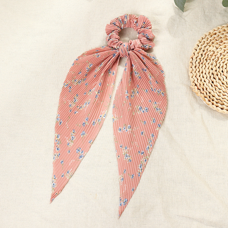 Hot-selling Simple Fashion Flower Long Hair Scrunchies display picture 3