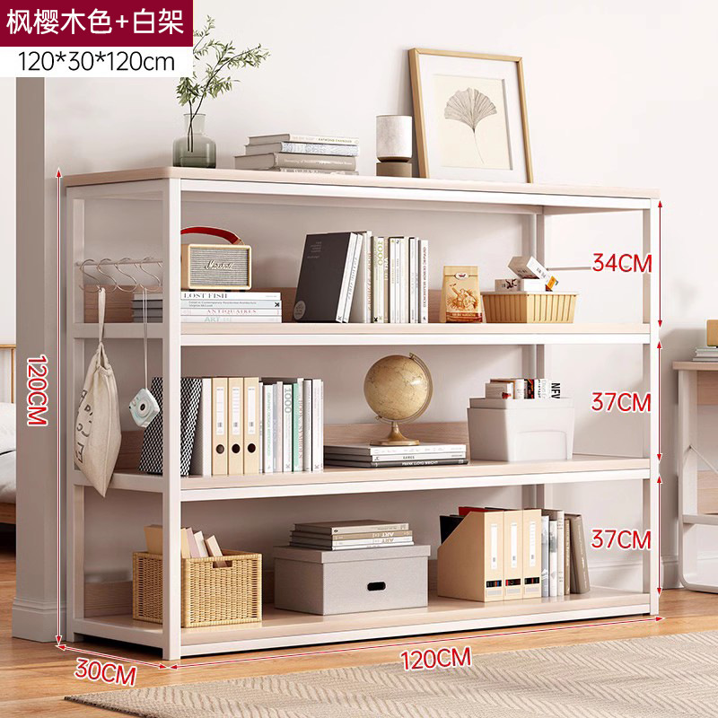 Estante de almacenamiento de piso integrado contra la pared estante de almacenamiento multicapa estante de biblioteca estante de oficina estante de almacenamiento armario