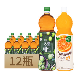 �n��ԭ�b�M���ܽ�Woongjin��÷/����֭���1.5L*12ƿ�����ζ�Ʒ