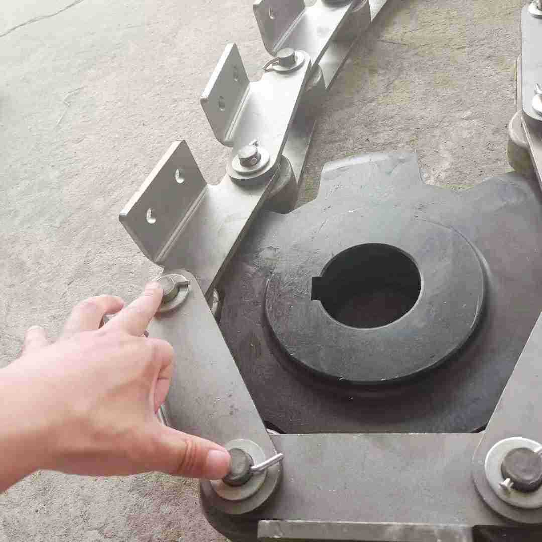 非标大节距链条304不锈钢工业输送机链条 双节距传动双孔弯板链条