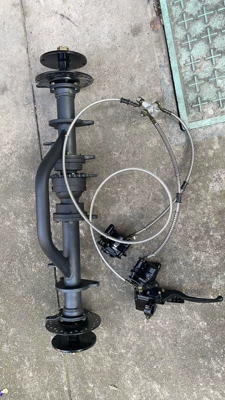 Disc Brake 81Cm/100Cm, Motorcycle frame - 81cm-with-one-tow-2-hand-brake-system