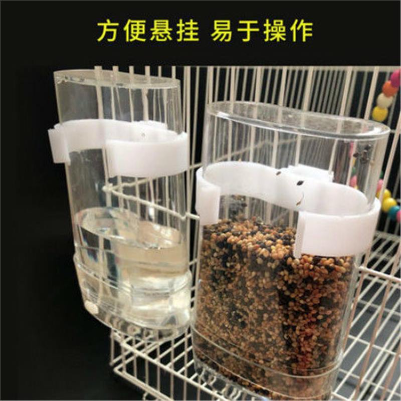 Bird's drinking water heater automatic feeding device parrot feeder water feeder alarm bird food pot bird cage accessories bird tools to drink water 5