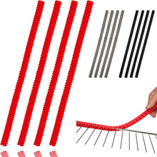 耐高温硅胶隔热条 防烫条微波炉专用螺纹胶条烤箱隔热管 防烫齿条