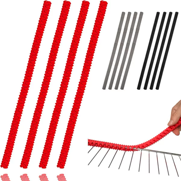 High Temperature Resistant Silicone Insulation Strip, Anti-Scalding Strip, Special Threaded Rubber Strip for Microwave Oven, Oven Insulation Tube, Anti-Scalding Rack